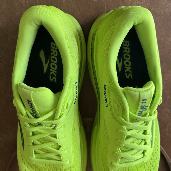 Brooks Adrenaline GTS 24 Supportive Acid Lime Running Shoes Sneakers Men’s 11 main image 5